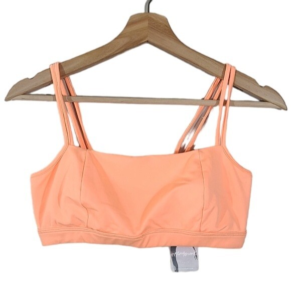 Free People Movement Idris Peach Horizon Sports Bra NWT womens size small S - Picture 3 of 6
